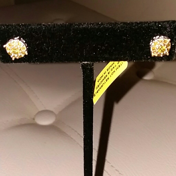 LC Jewelry - *YELLOW DIAMOND EARRINGS, 0.50 CTW